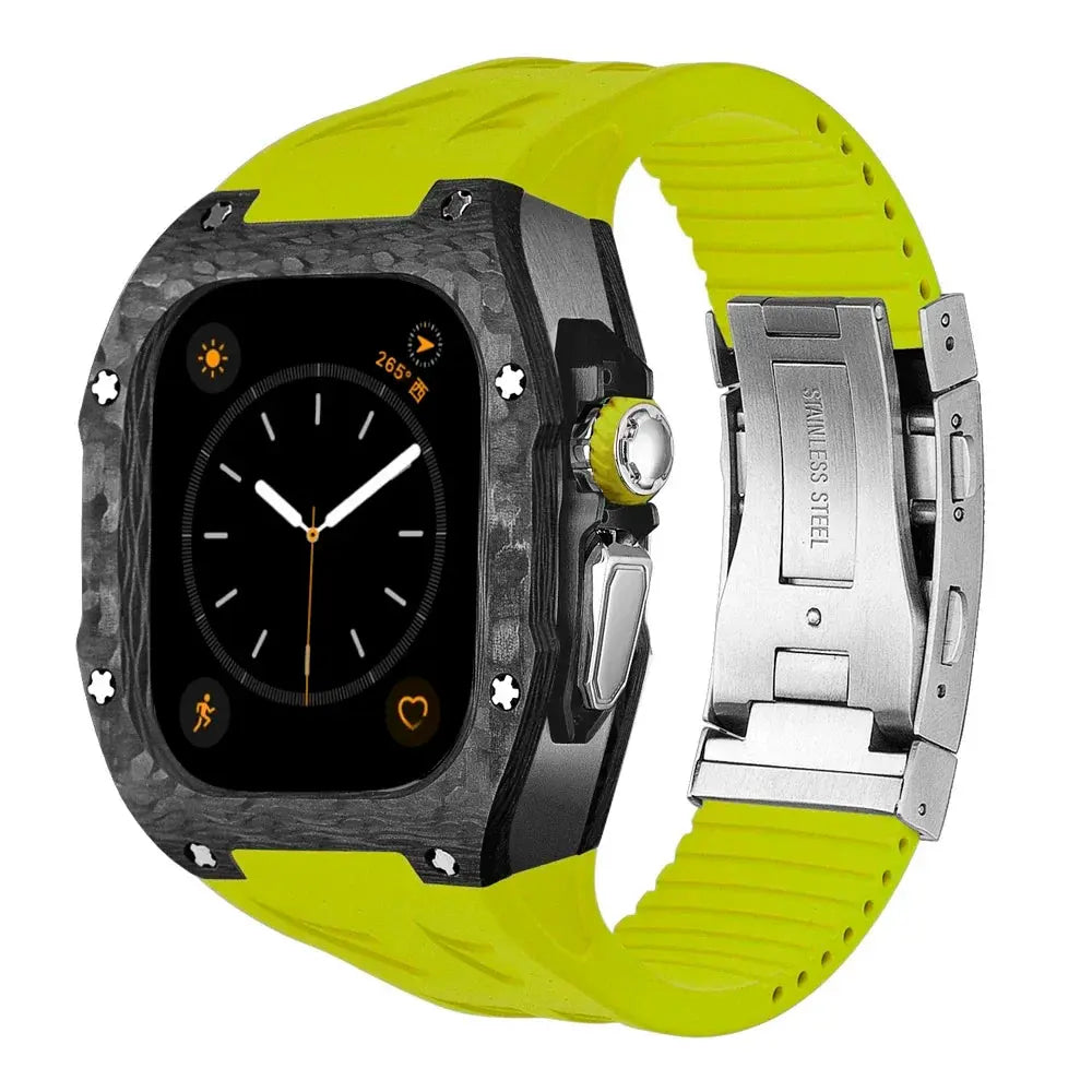 TitanCarbon Luxury Modification Kit for Apple Watch Ultra 2/1 - Pinnacle Luxuries