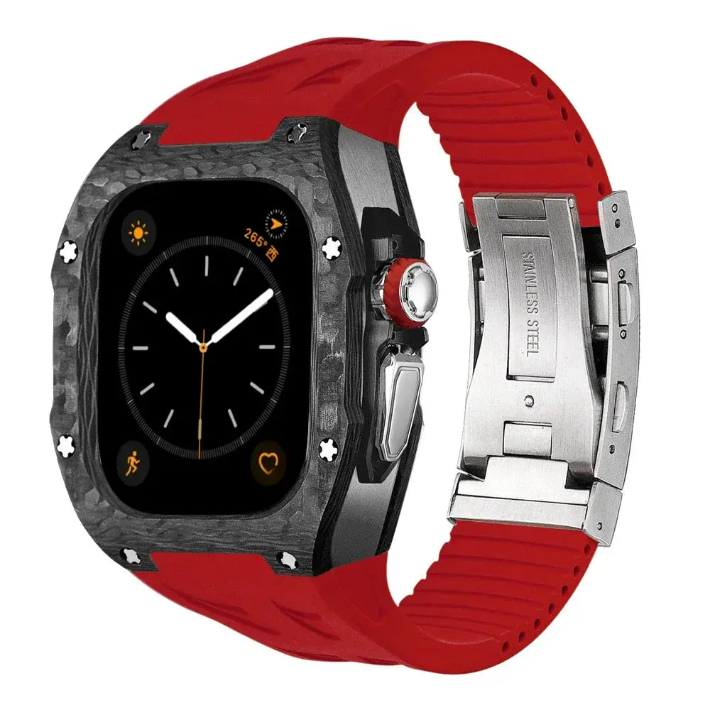 TitanCarbon Luxury Modification Kit for Apple Watch Ultra 2/1 - Pinnacle Luxuries