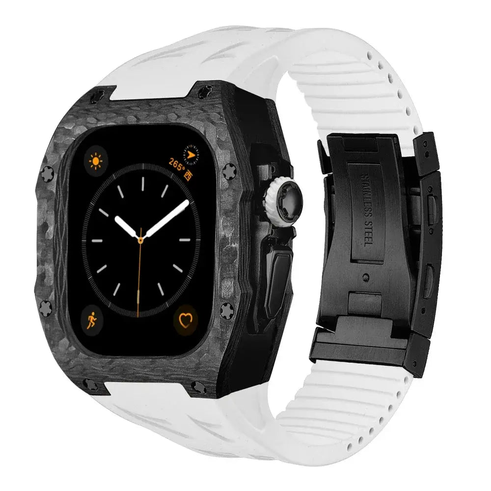 TitanCarbon Luxury Modification Kit for Apple Watch Ultra 2/1 - Pinnacle Luxuries