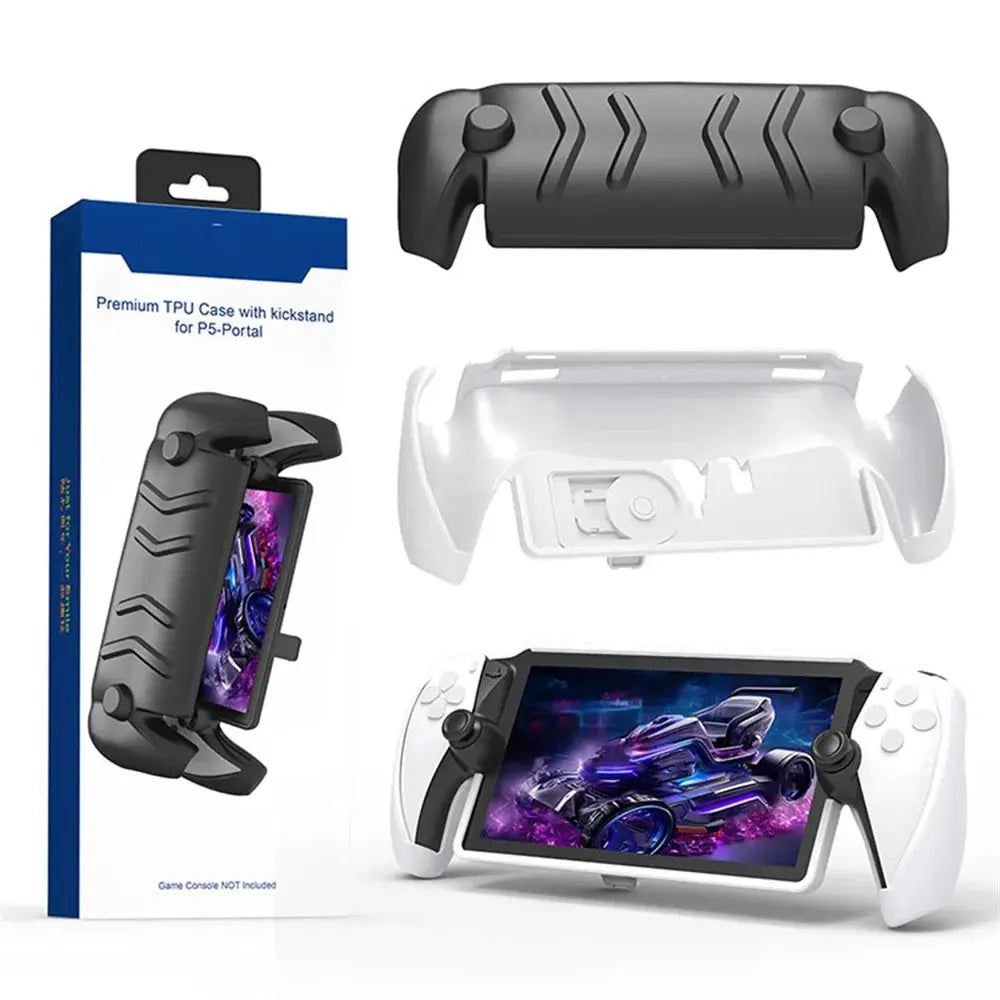 1 Set Protective Shell Cover Removable and Drop-proof Premium TPU Protective Case with Kickstand for PS5 Portal Accessories Pinnacle Luxuries