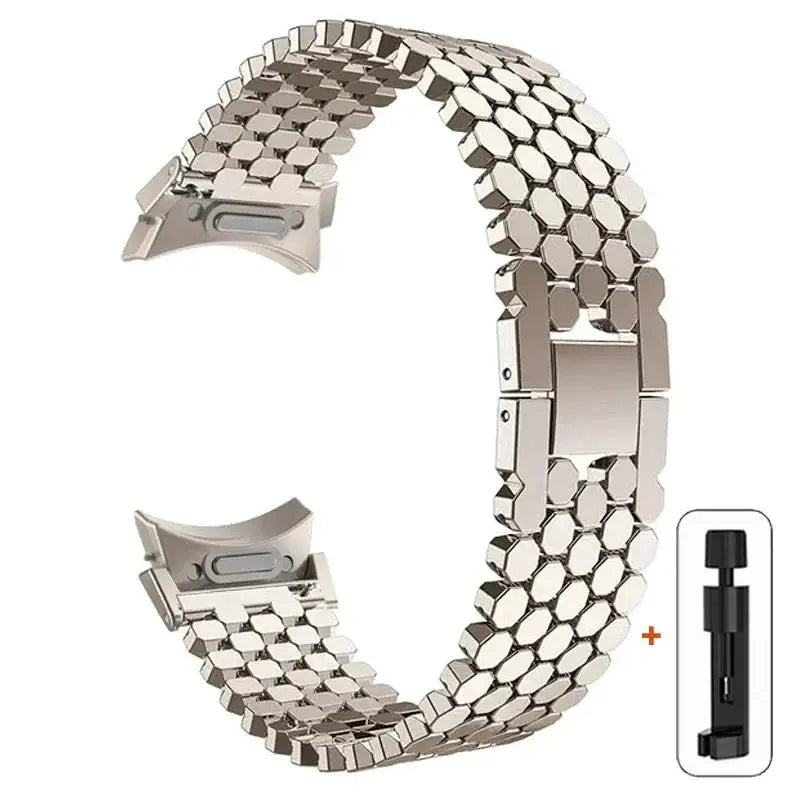 SnapFlex Stainless Steel Quick Fit Band for Samsung Galaxy Watch - Pinnacle Luxuries