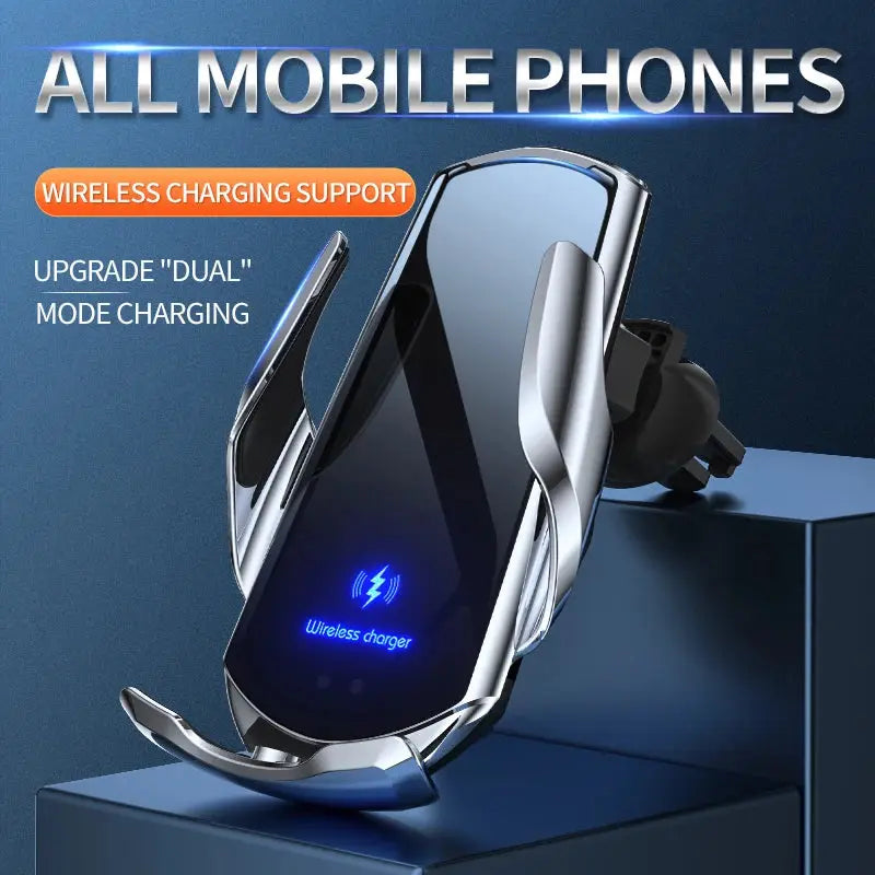 30W Car Wireless Charger Magnetic Automatic Car Mount Phone Holder For iPhone Xiaomi Samsung Infrared Induction Fast Charging Pinnacle Luxuries