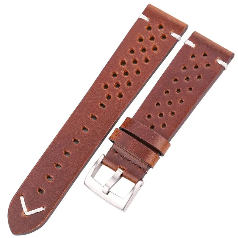 Pinnacle Collection Handmade Cowhide Watch Band 18mm 20mm 22mm 24mm Pinnacle Luxuries