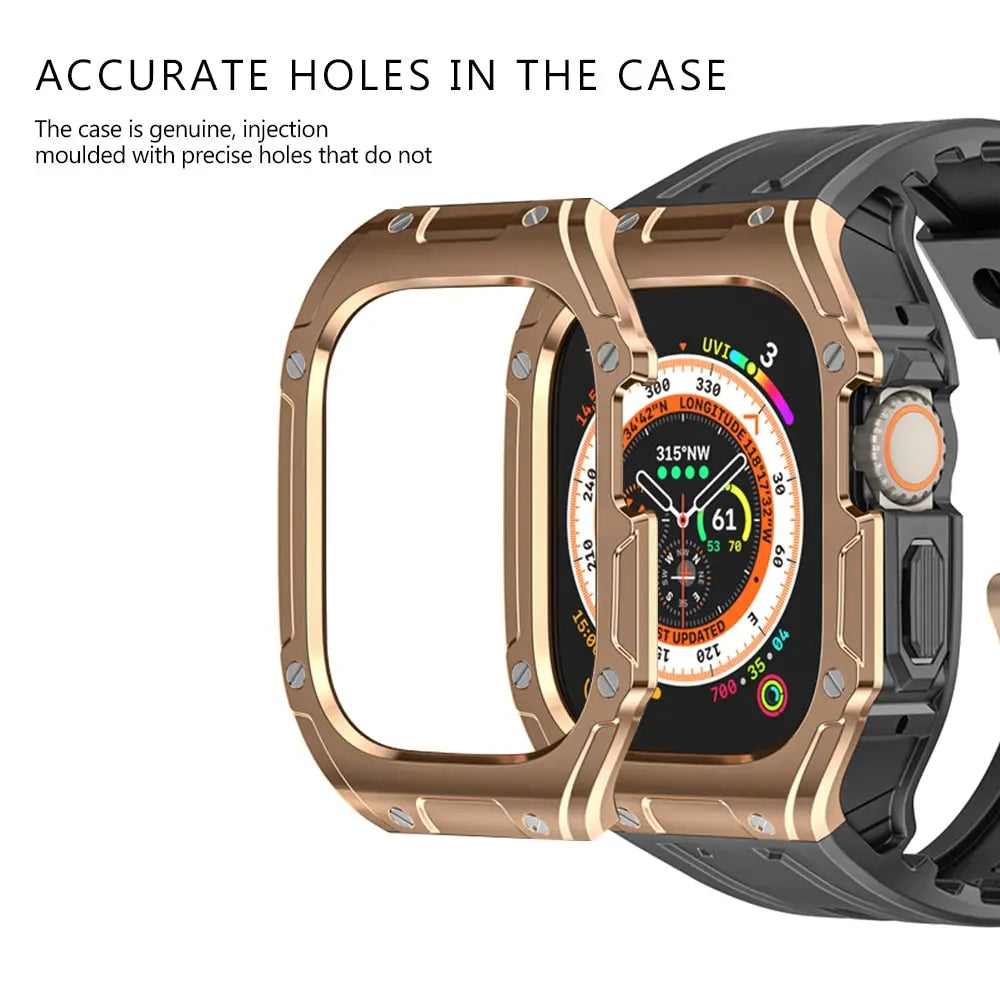 Transparent Case Mod Kit For Apple Watch Band Ultra 49mm Series 8