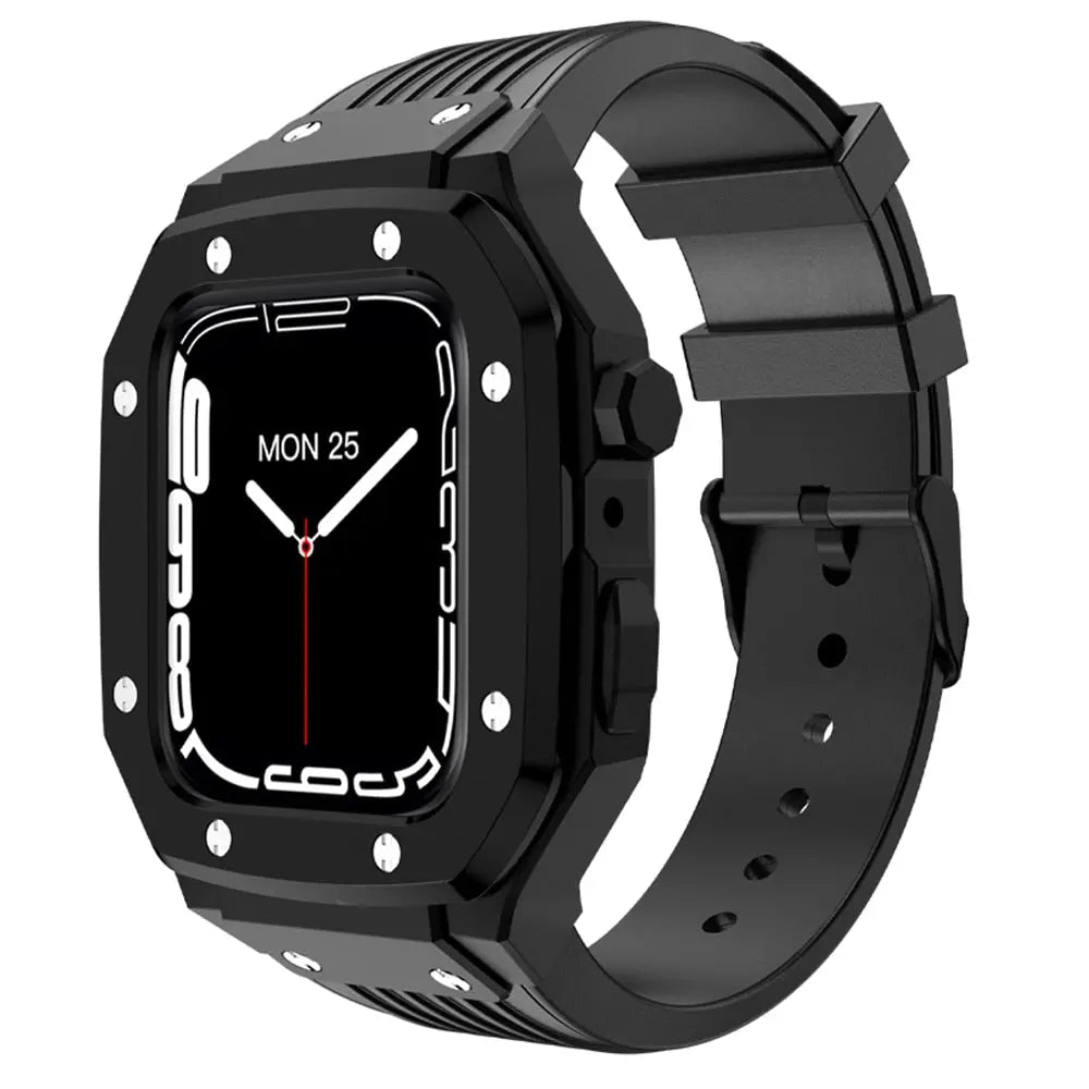 Fortified Military Grade Steel Case And Band For Apple Watch - Pinnacle Luxuries