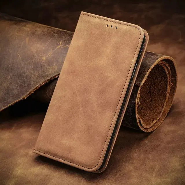 Luxurious Leather Wallet Case For Google Pixel 6 6 Pro 6A - Pinnacle Luxuries