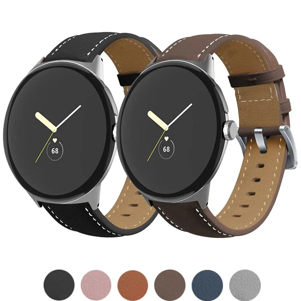 Pinnacle Genuine Premium Leather Band For Google Pixel Watch - Pinnacle Luxuries