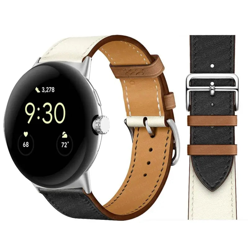 Pinnacle Premium Leather Band For Pixel Watch - Pinnacle Luxuries