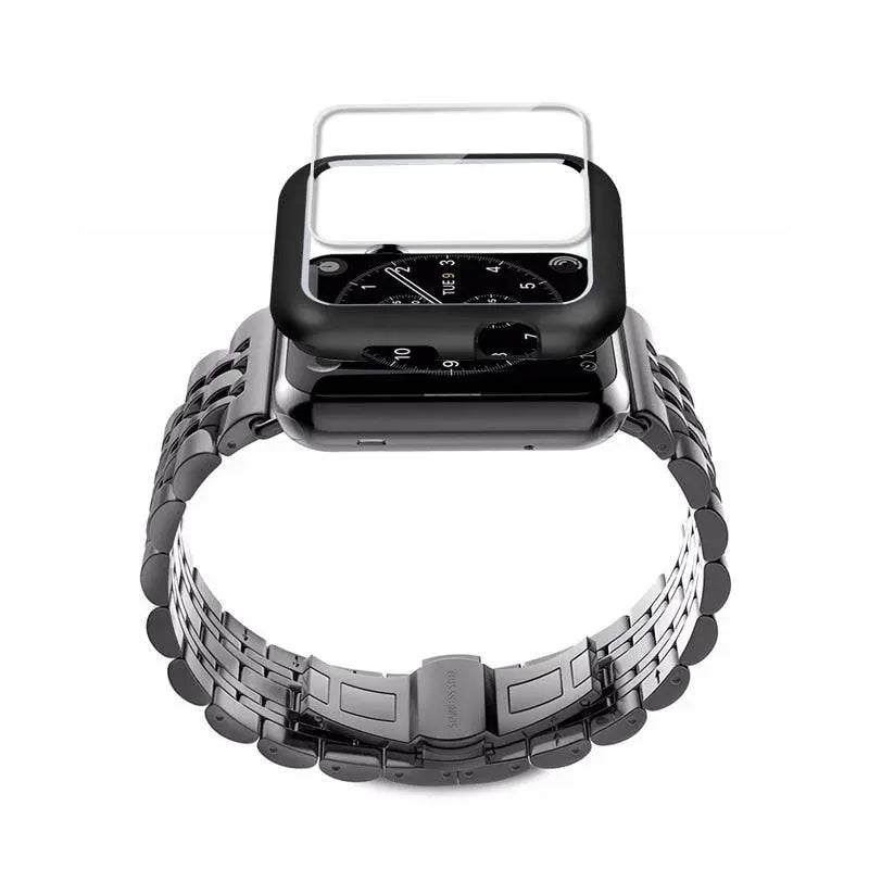 Ultimate Stainless Steel Apple Watch Band Case - Pinnacle Luxuries