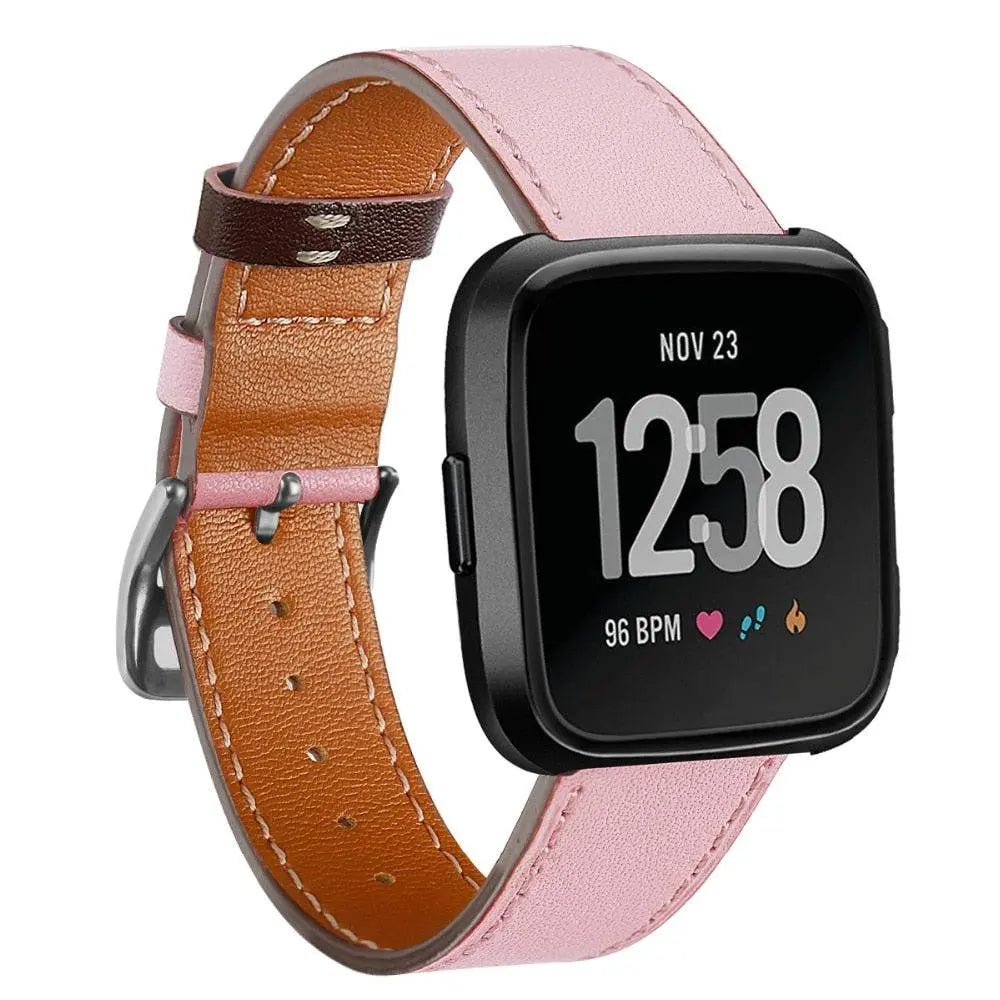 Fitbit Versa 2 Genuine Leather Band - Pinnacle Luxuries