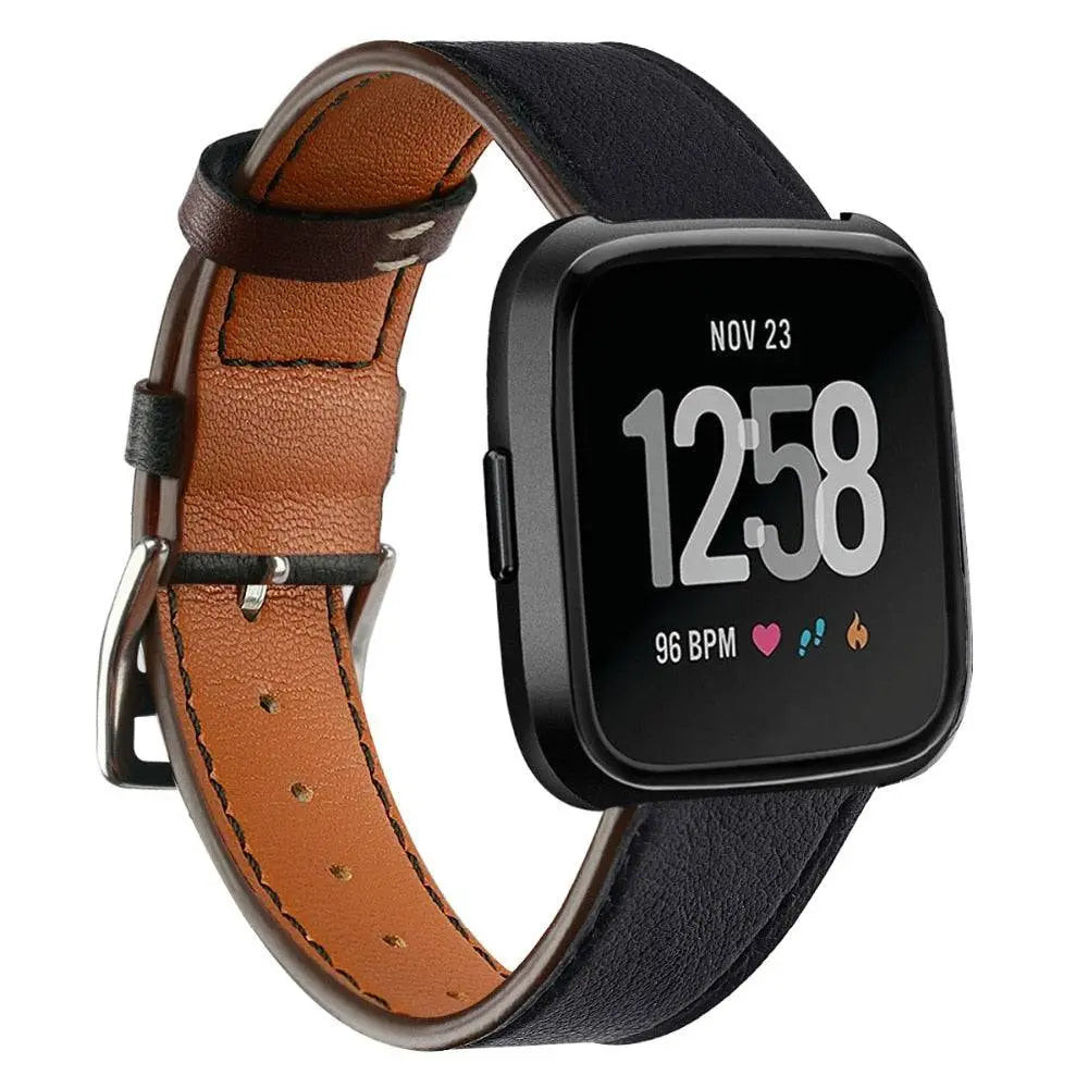 Fitbit Versa 2 Genuine Leather Band - Pinnacle Luxuries