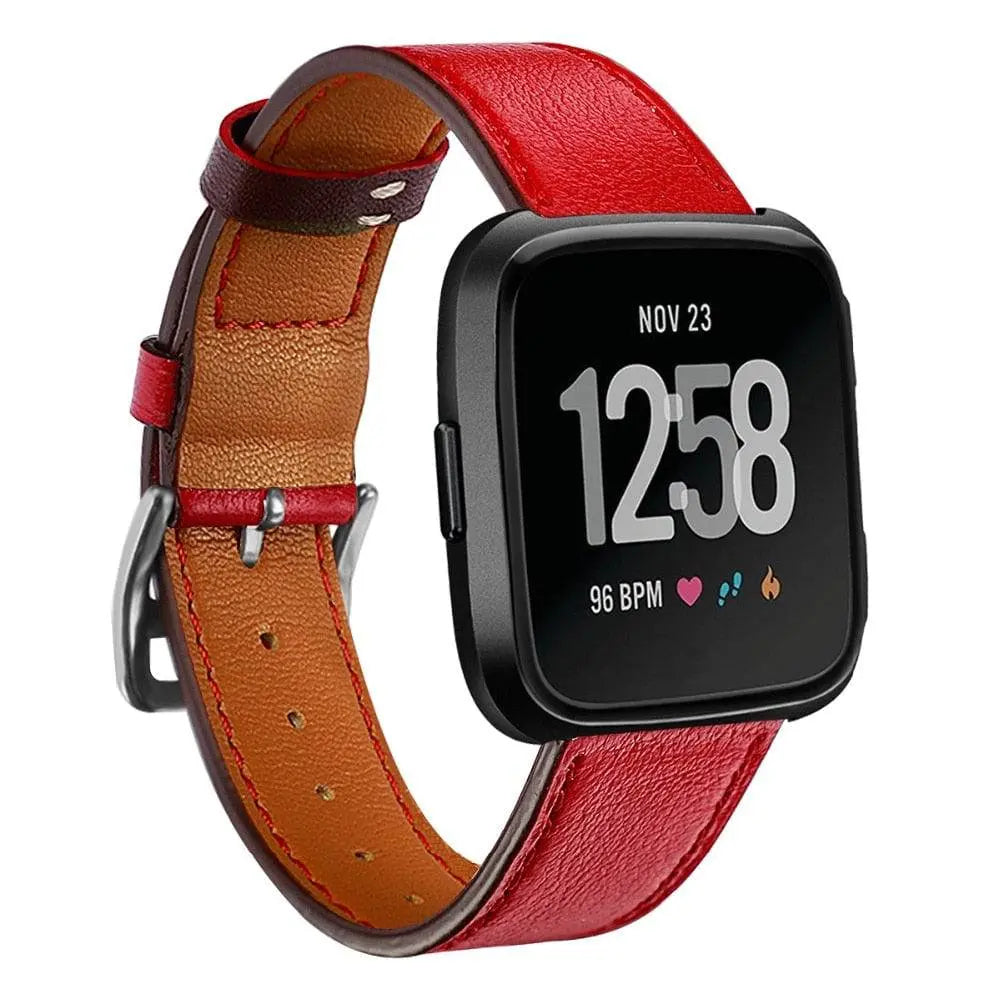 Fitbit Versa 2 Genuine Leather Band - Pinnacle Luxuries