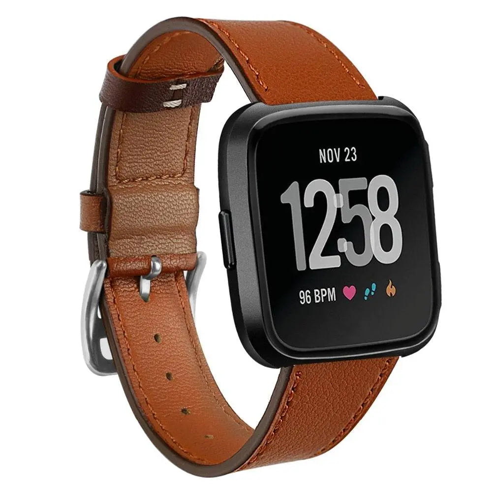 Fitbit Versa 2 Genuine Leather Band - Pinnacle Luxuries