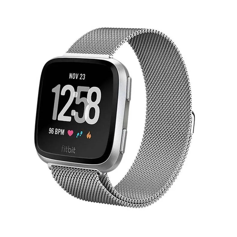 Fitbit Versa 2 Premium Stainless Steel Mesh Band - Pinnacle Luxuries