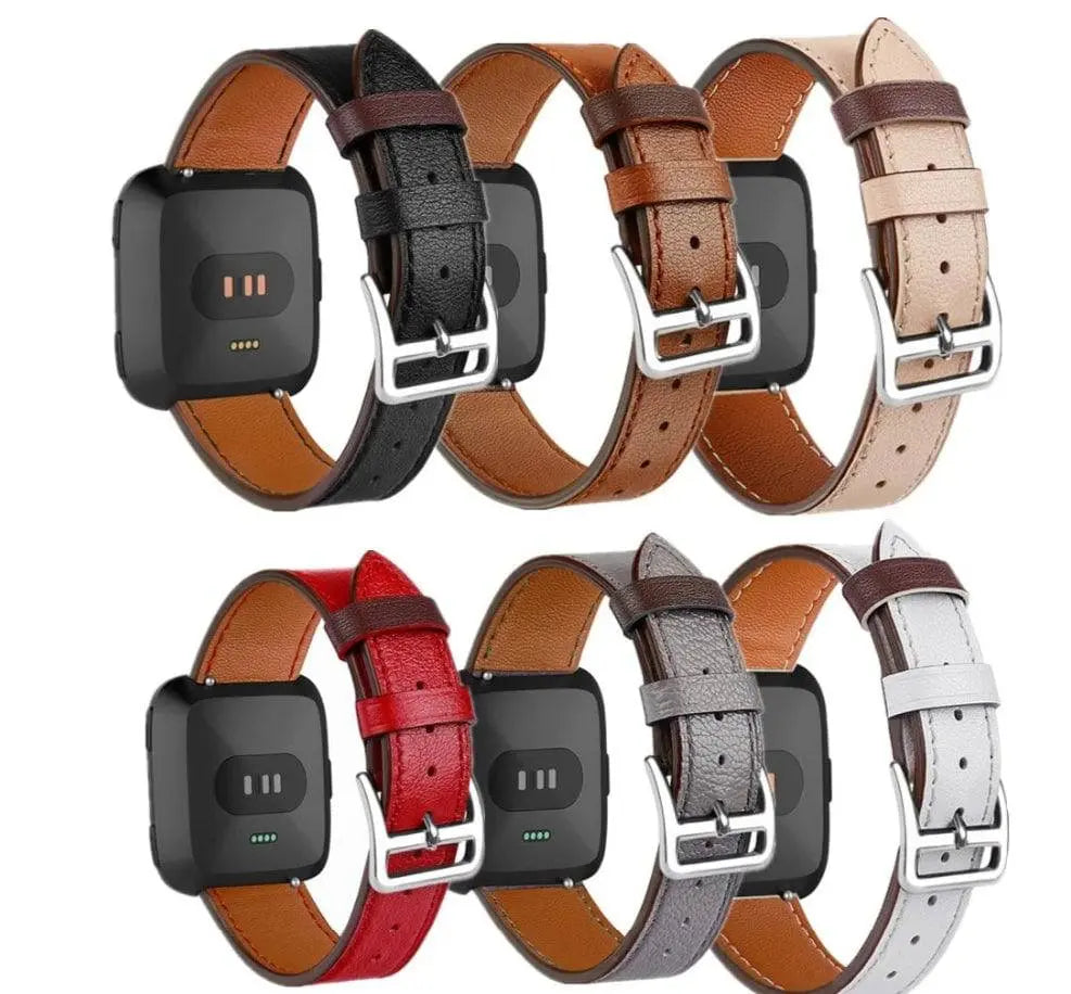 Fitbit Versa 2 Genuine Leather Band - Pinnacle Luxuries