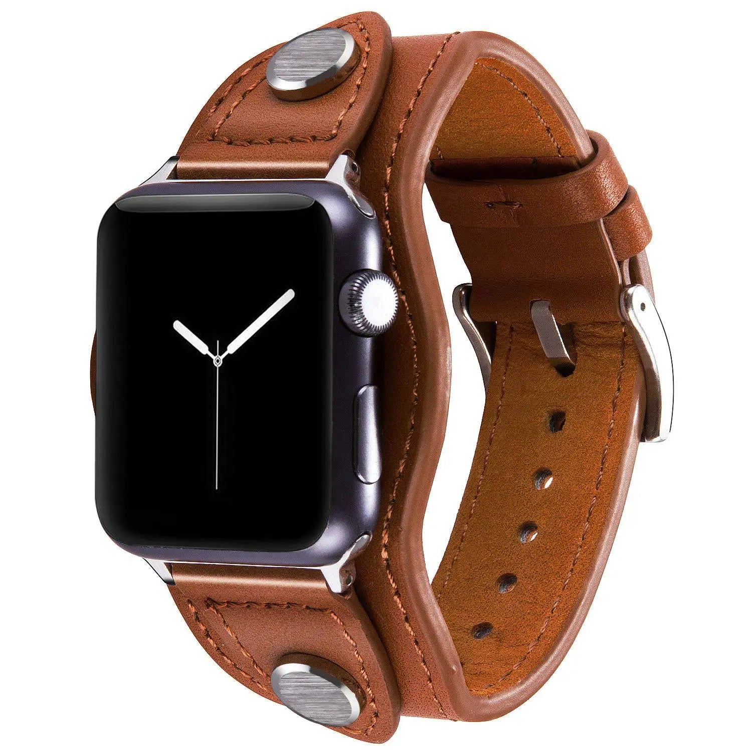 Premium Custom Genuine Cowhide Leather Apple Watch Band - Pinnacle Luxuries