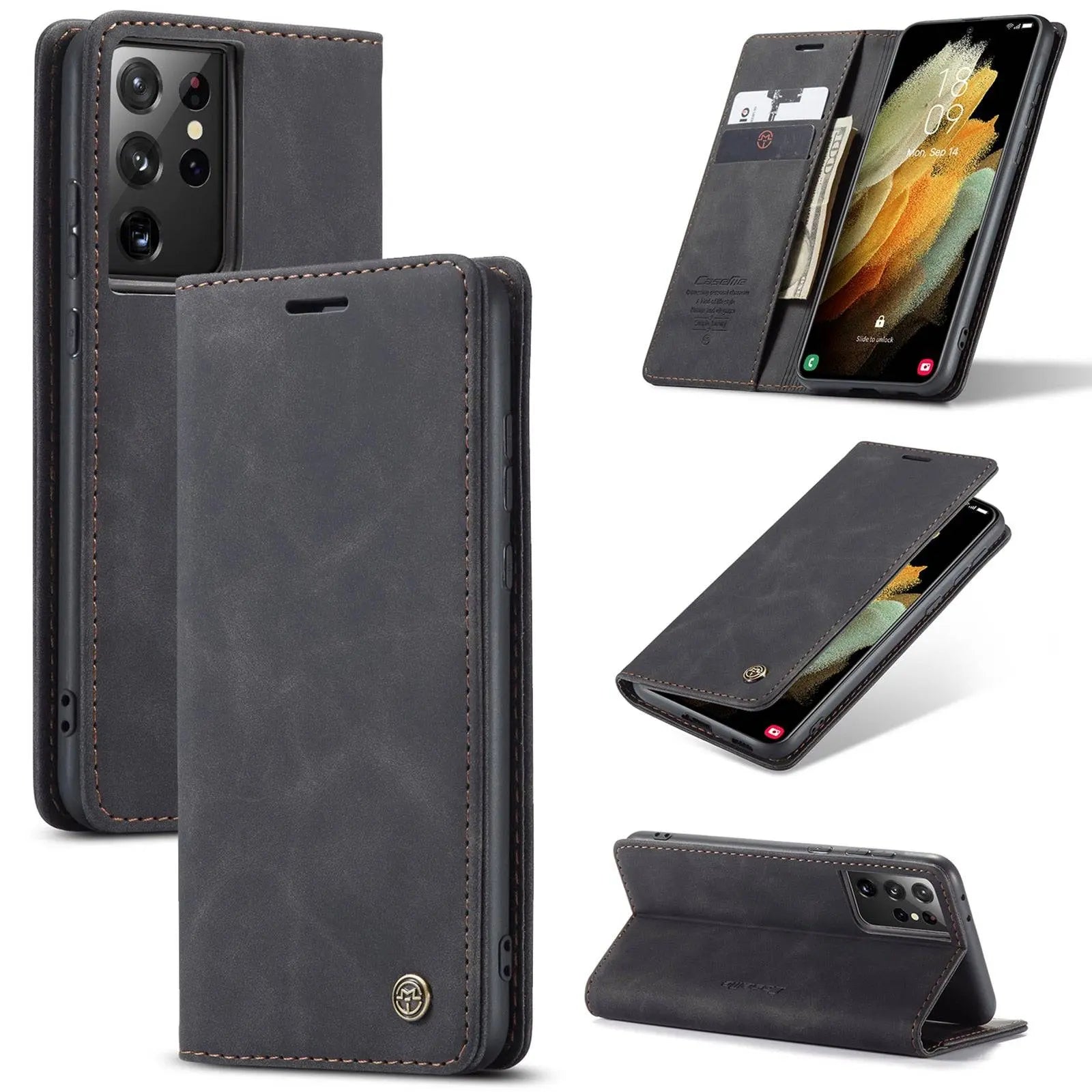 Premium Leather Case For Samsung Galaxy S21/S21 Plus/S21 Ultra 5G - Pinnacle Luxuries