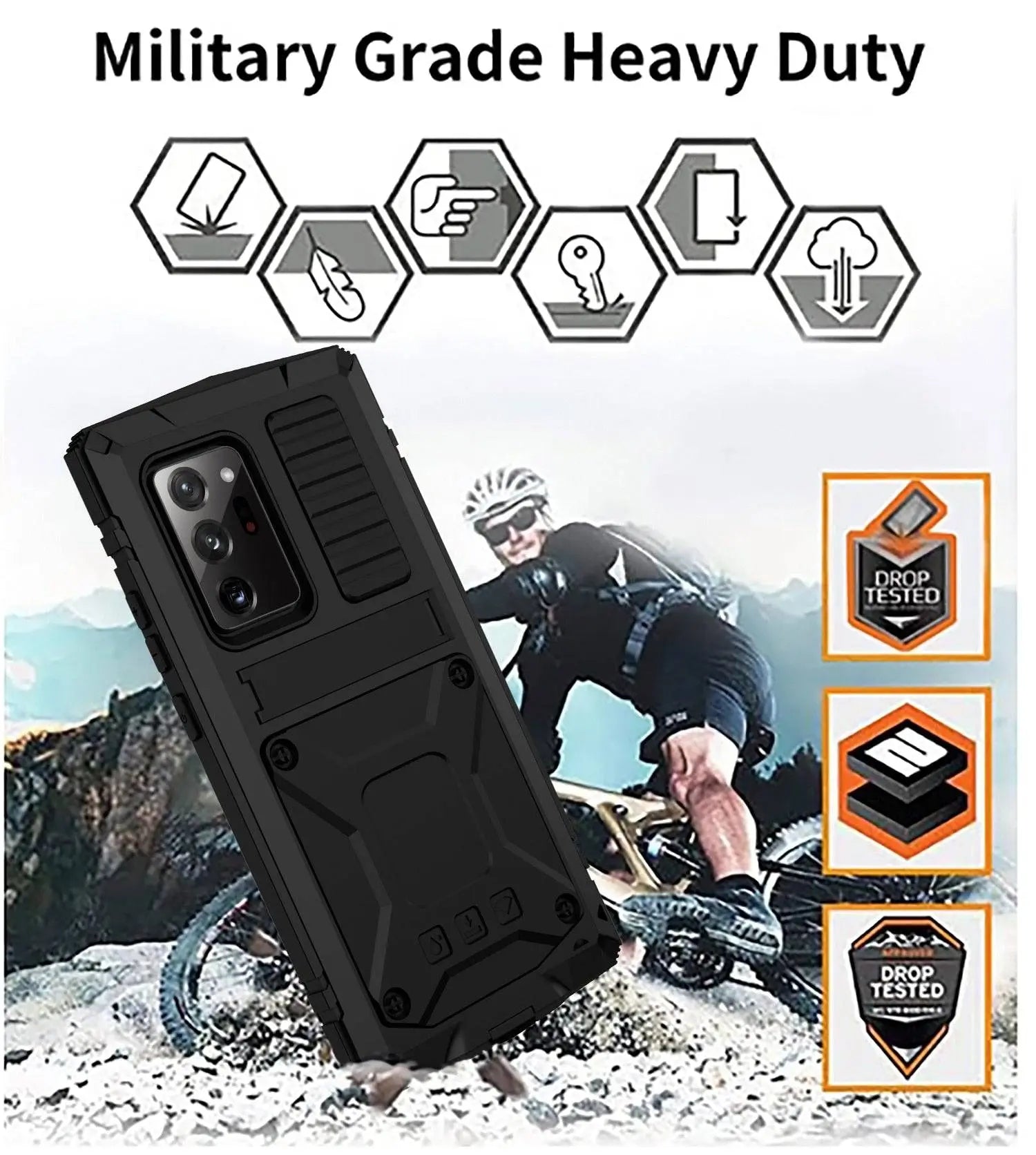 360 Full Metal Aluminum Armor Case For Samsung Galaxy S21 Plus S21 Ultra - Pinnacle Luxuries