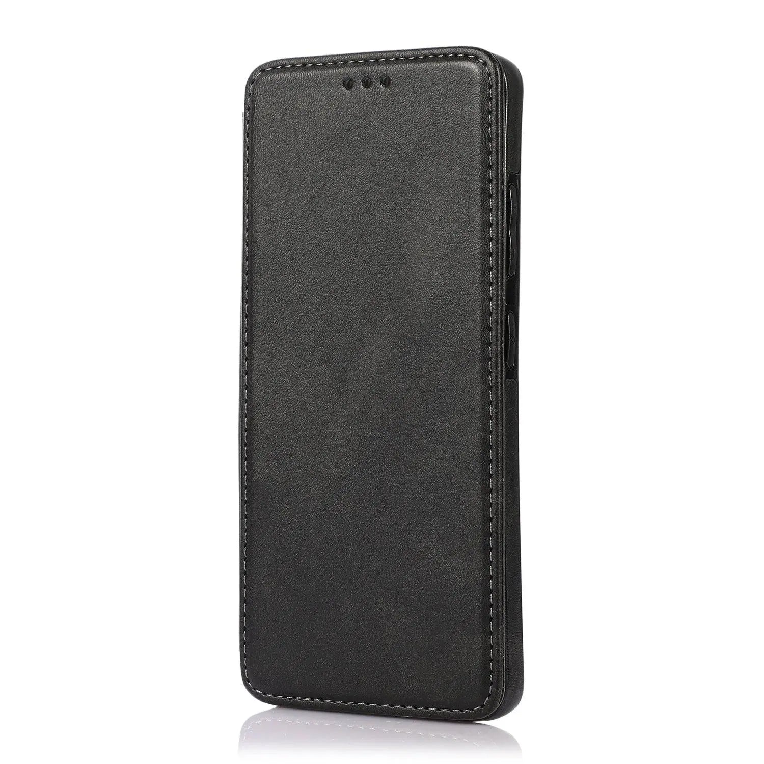 Premium Leather Flip Case For Samsung Galaxy S21 S20 Ultra Plus Note Note 20 Ultra - Pinnacle Luxuries