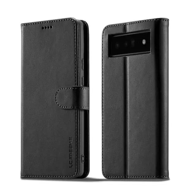 Premium Leather Wallet Case For Google Pixel 6 / 6 Pro - Pinnacle Luxuries