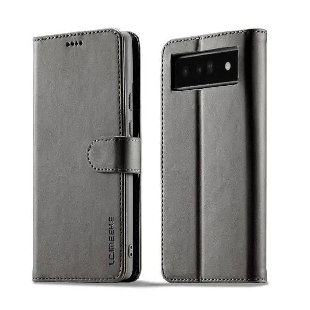 Premium Leather Wallet Case For Google Pixel 6 / 6 Pro - Pinnacle Luxuries