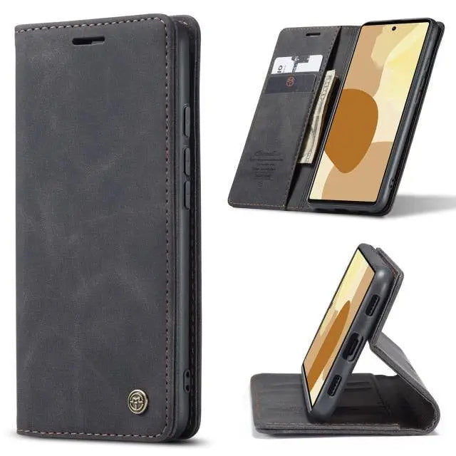 Ultimate Leather Wallet Case For Google Pixel 6 / 6 Pro 6 - Pinnacle Luxuries