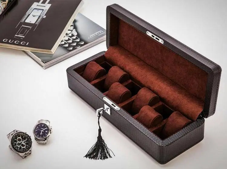 Centurion Leather Watch Box - Pinnacle Luxuries