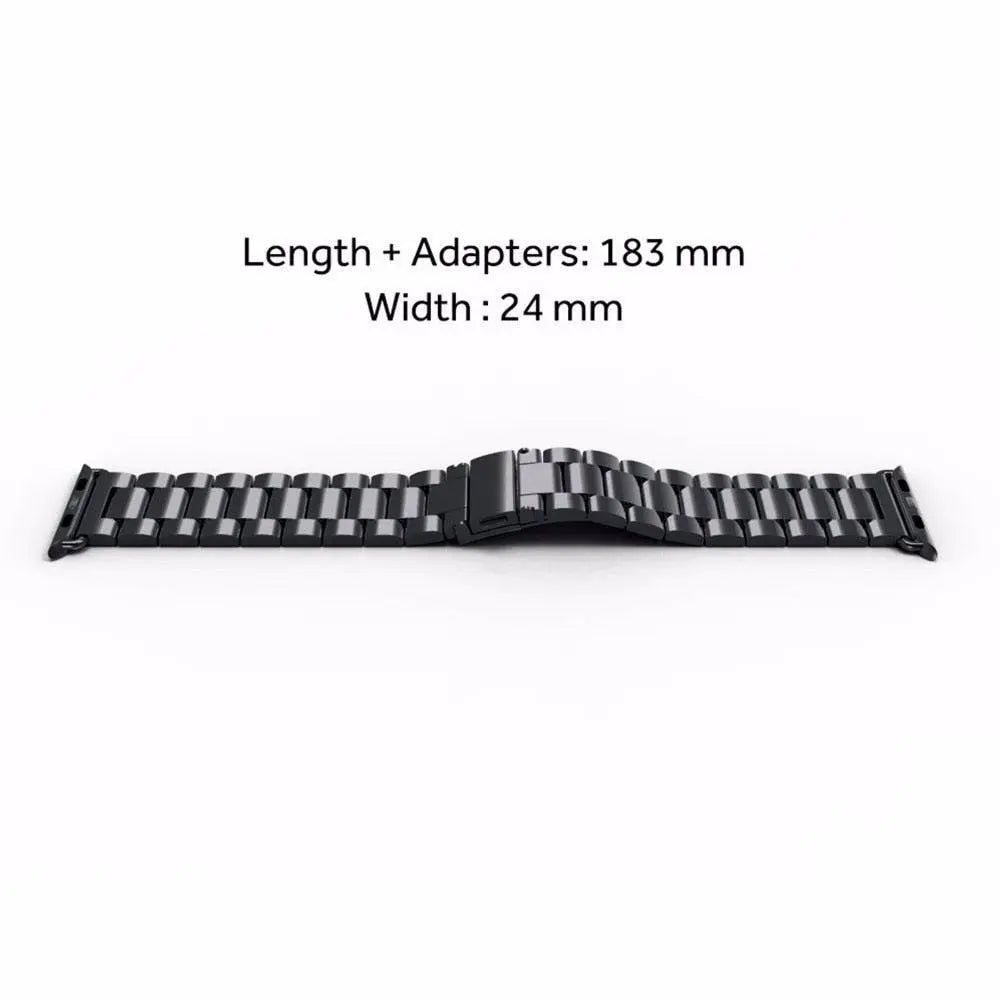 Fortune Stainless Steel Apple Watch Band - Pinnacle Luxuries