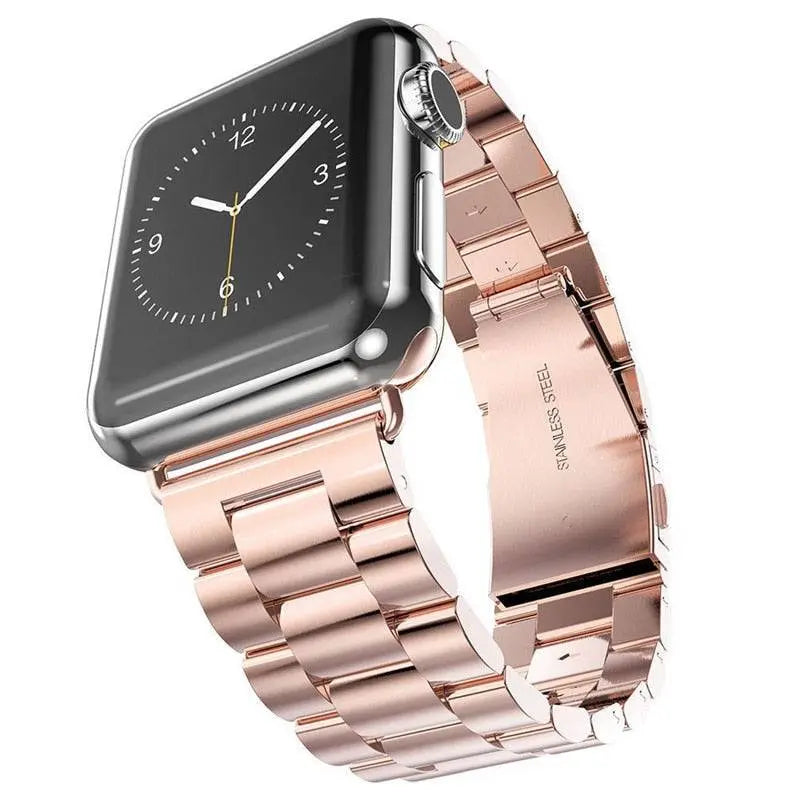 Fortune Stainless Steel Apple Watch Band - Pinnacle Luxuries