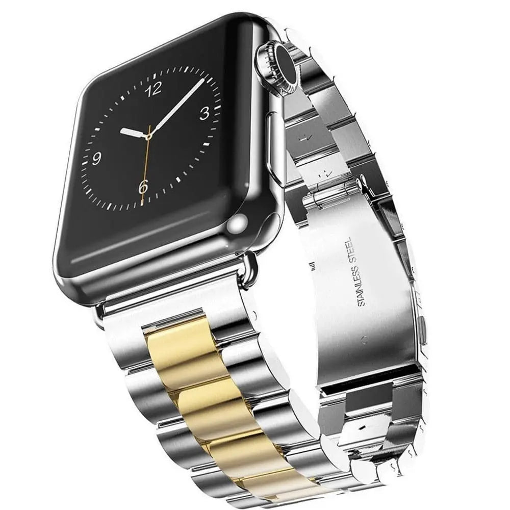 Fortune Stainless Steel Apple Watch Band - Pinnacle Luxuries