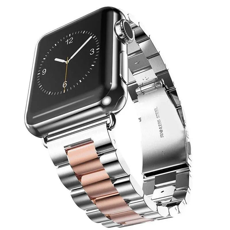 Fortune Stainless Steel Apple Watch Band - Pinnacle Luxuries