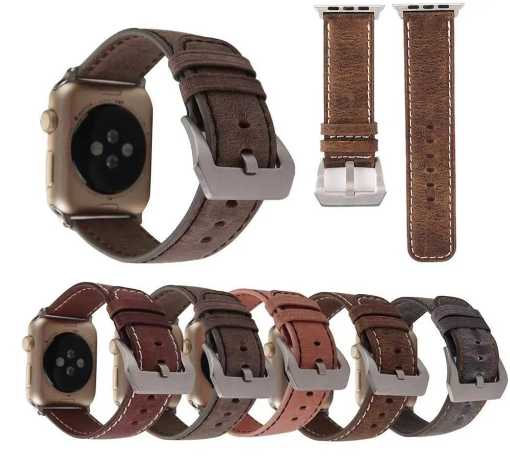 Desperado Leather Apple Watch Band - Pinnacle Luxuries