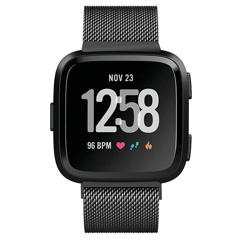 Fitbit Versa Prestige Stainless Steel Mesh Loop Band - Pinnacle Luxuries