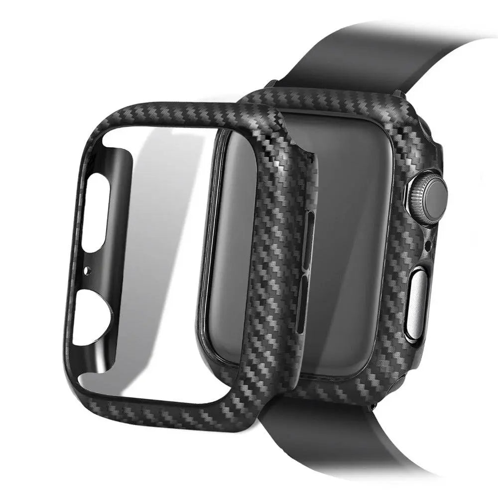 Carbon Fiber Kryptonite Spartan Apple Watch Case Screen Protector - Pinnacle Luxuries