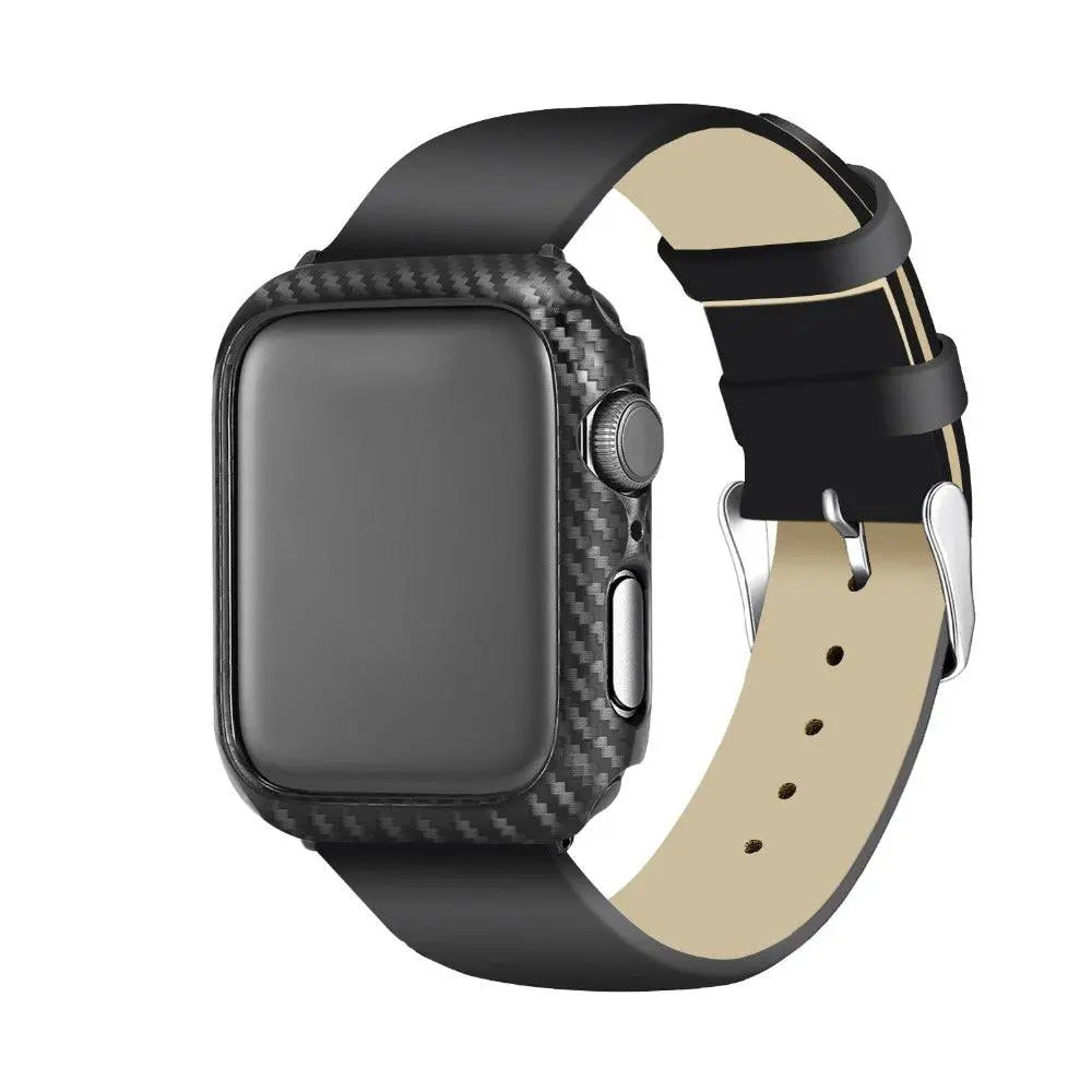 Carbon Fiber Kryptonite Spartan Apple Watch Case Screen Protector - Pinnacle Luxuries