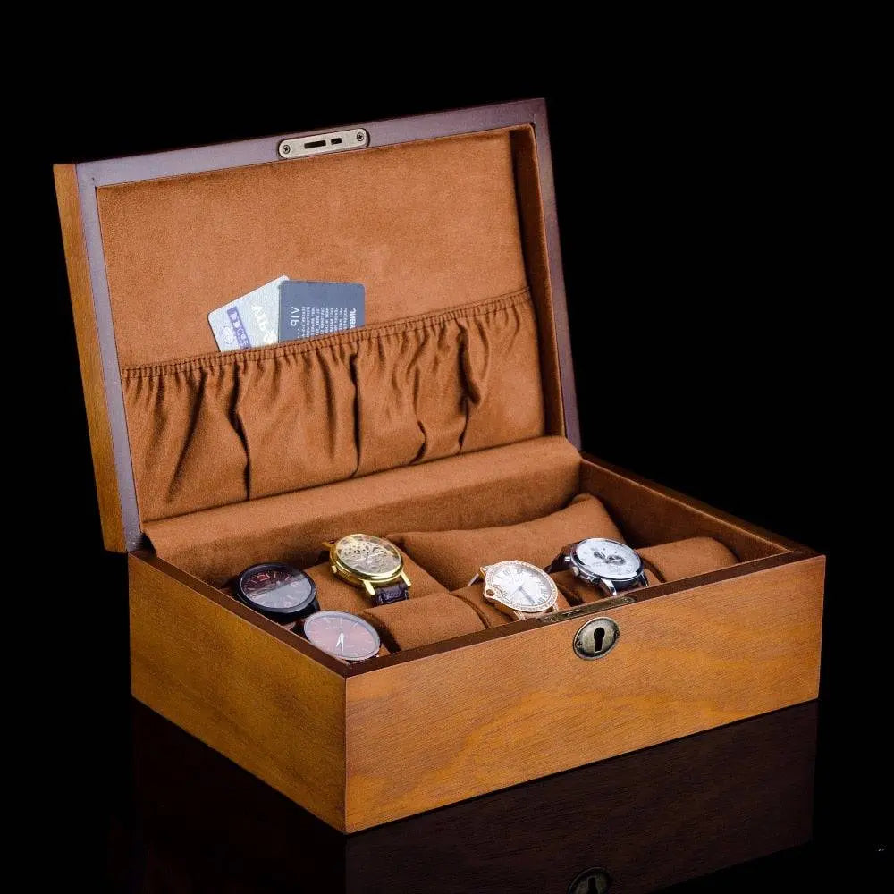 Solid Wood Gentleman's Edition Watch Box - Pinnacle Luxuries