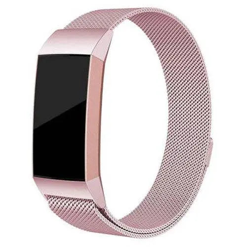 Fitbit Charge 3 & 4 Prestige Stainless Steel Mesh Loop Band - Pinnacle Luxuries