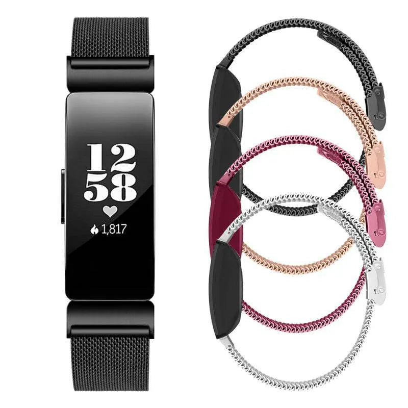 Fitbit Inspire Hr Stainless Steel Mesh Loop Band - Pinnacle Luxuries