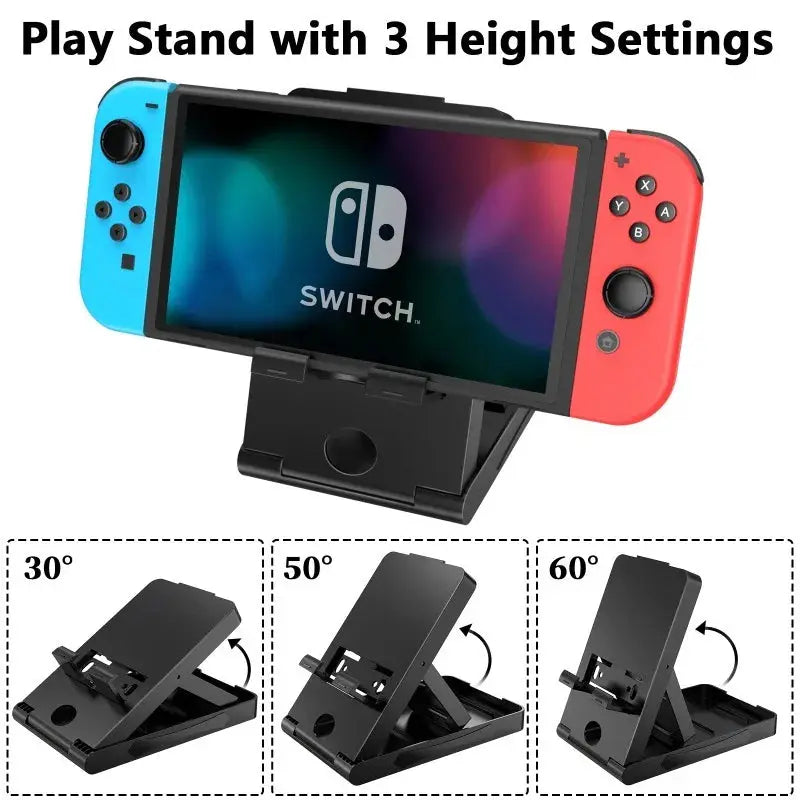 12-in-1 oversized handbag suitable for Nintendo Switch, equipped with screen tempered film handle and other accessories Pinnacle Luxuries