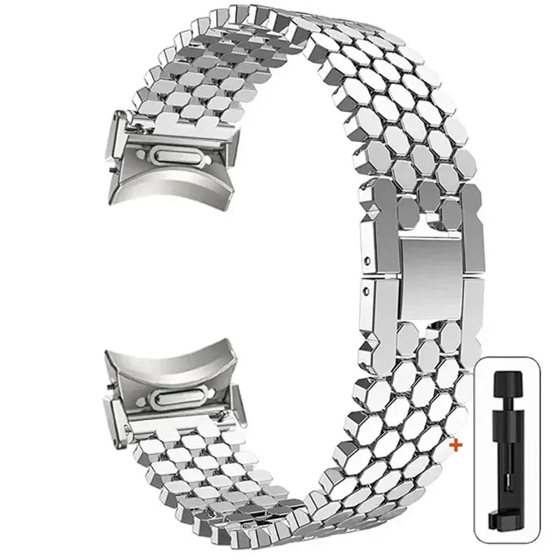SnapFlex Stainless Steel Quick Fit Band for Samsung Galaxy Watch - Pinnacle Luxuries
