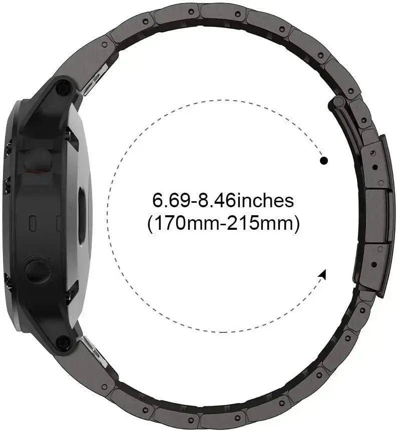 26mm 22mm Quickfit Titanium Strap For Garmin Fenix 6/6X/6XPro/7/7X/5/5X/5XPlus/3 Metal Release Watch Band For Forerunner 945 935 Pinnacle Luxuries