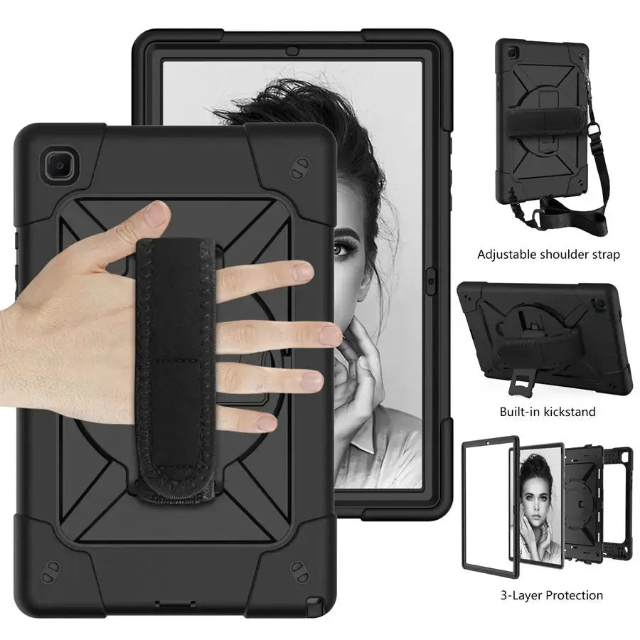 360 Hand Holder Armor Heavy For Samsung Galaxy Tab A7 T500 S6 lite P610 P613 Tab A 10.1 T510 T515 T290 T295 Tablet Case Pinnacle Luxuries