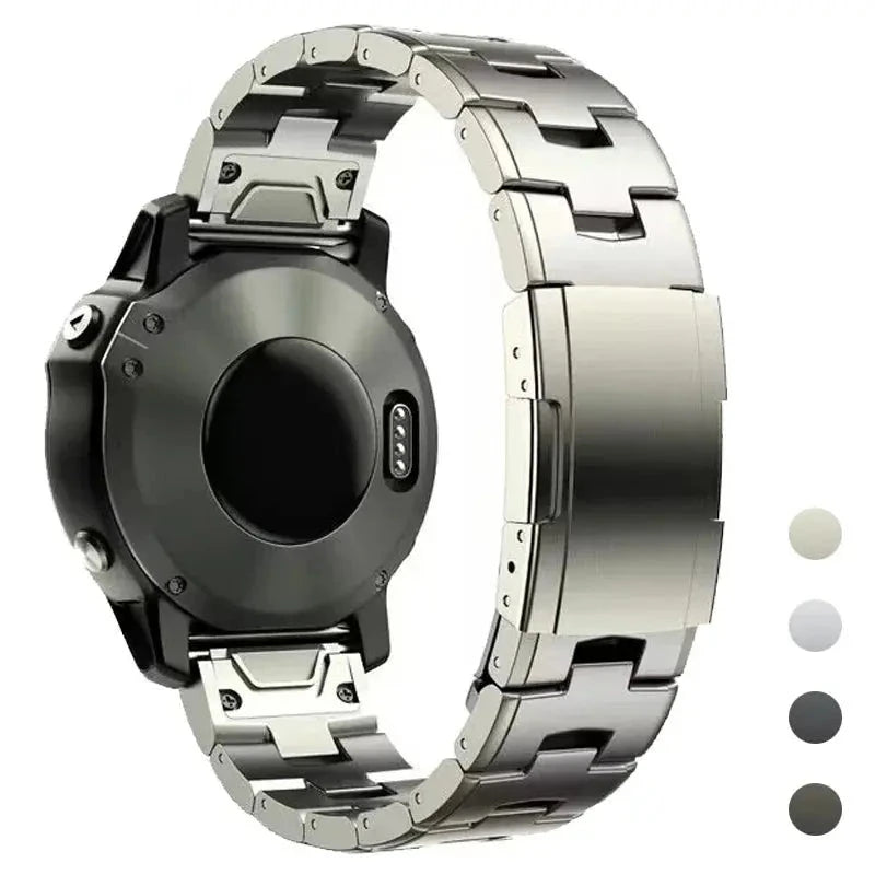 22mm 26mm Titanium Band for Garmin Strap Fenix 7X 7/6 6x Pro 5x Plus Forerunner 965 Quick Release Alloy Metal Bracelet Correas Pinnacle Luxuries