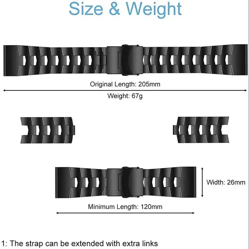 22mm 26mm Titanium Band for Garmin Strap Fenix 7X 7/6 6x Pro 5x Plus Forerunner 965 Quick Release Alloy Metal Bracelet Correas Pinnacle Luxuries
