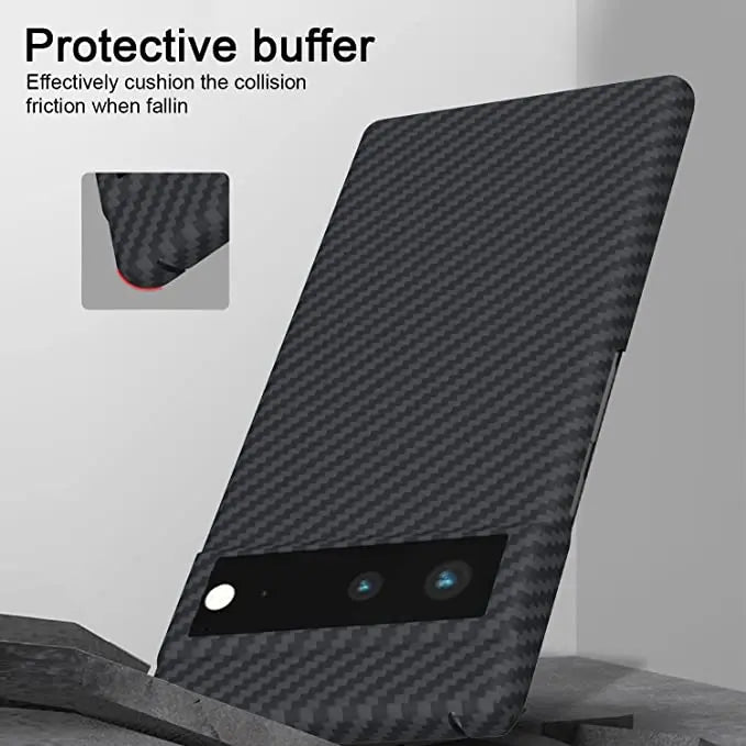 CarbonShield: Premium Genuine Aramid Carbon Fiber Phone Case For Google Pixel 6 and Pixel 7 Pinnacle Luxuries