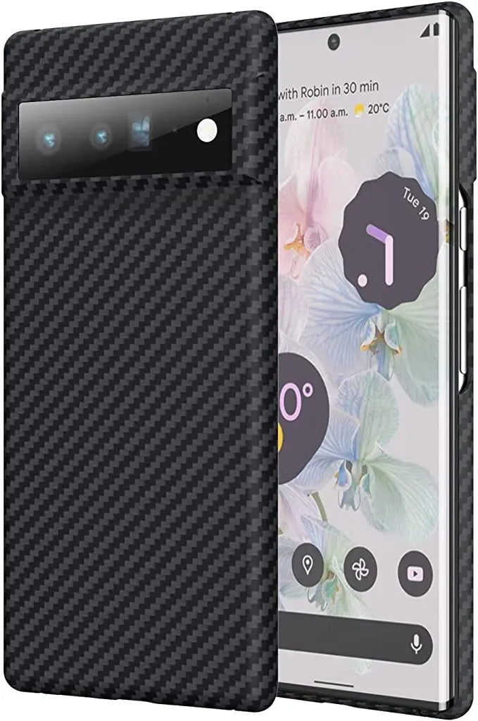 CarbonShield: Premium Genuine Aramid Carbon Fiber Phone Case For Google Pixel 6 and Pixel 7 Pinnacle Luxuries