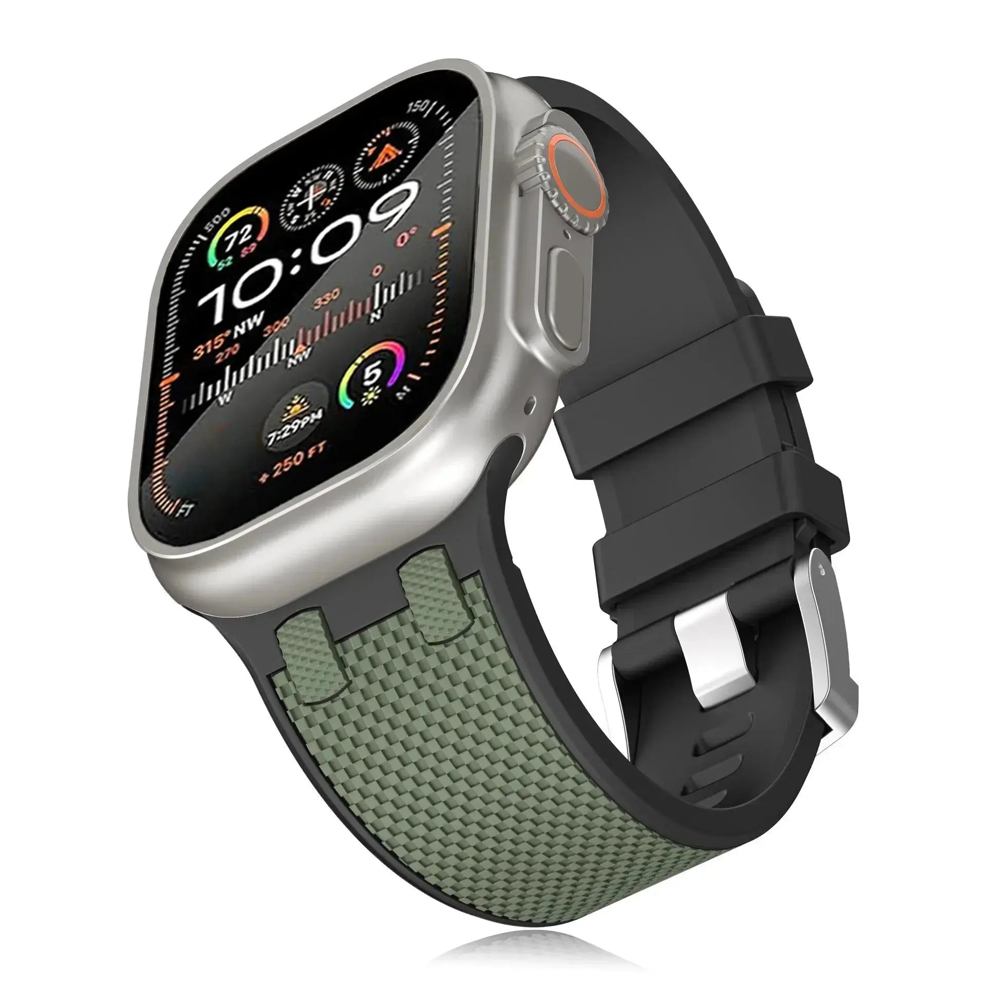 CarbFlex LuxeStrap Carbon Fiber Band for Apple Watch