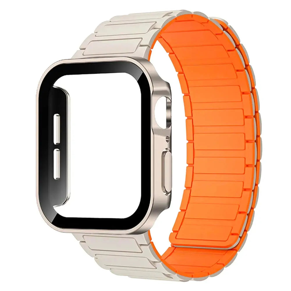 MagnaFlex Pro Magnetic Loop Band & Tempered Glass Case