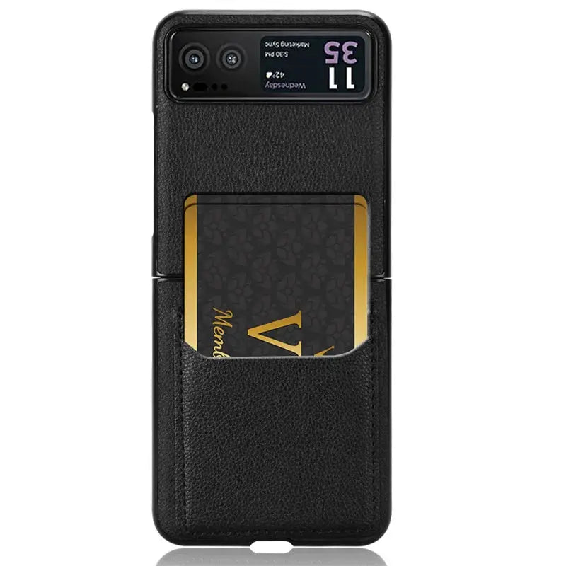 For Motorola Razr 40s Multiple card slots Litchi Skin PU Leather and PC Book Cover For Moto Razr 40 Razr Lite 2023 Phone Case Pinnacle Luxuries