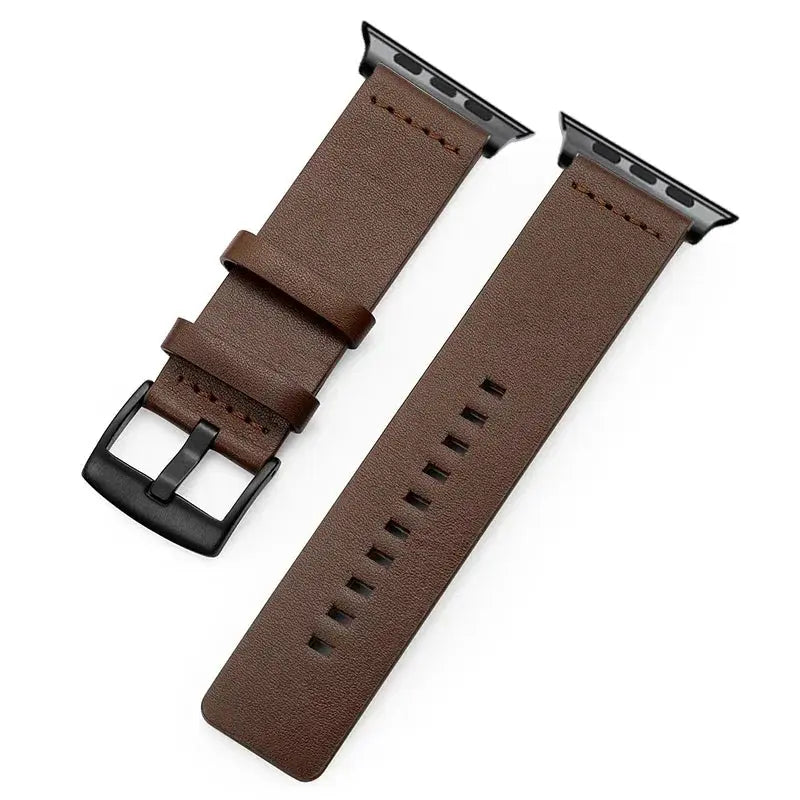 Genuine Leather Strap for Apple Watch Ultra 2 Band 49mm 9 8 7 45mm 41mm High Quality Strap for IWatch Series 6 SE 5 4 44mm 40mm Pinnacle Luxuries